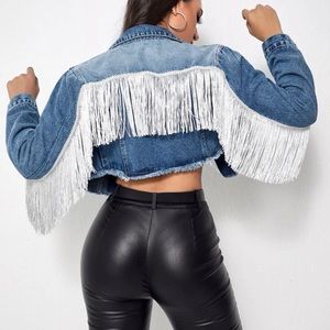 Fringe Jean Jacket